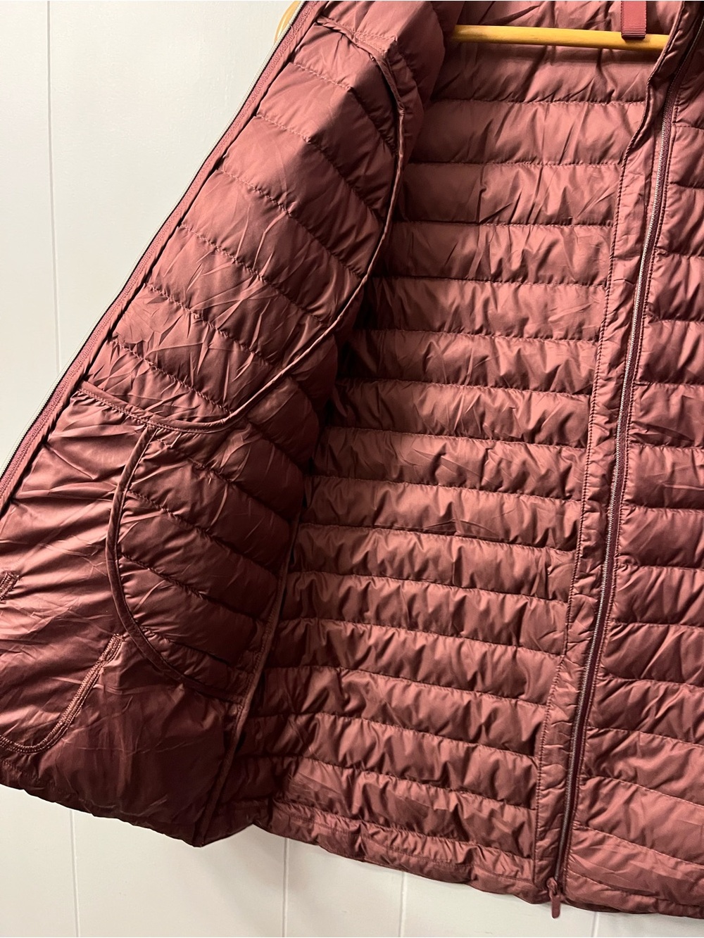 Lululemon Pack It Down Vest Misty Mocha W4BELS Puffer Down Filled Packable - Picture 10 of 11